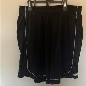 Adidas Black Shorts with White Trim